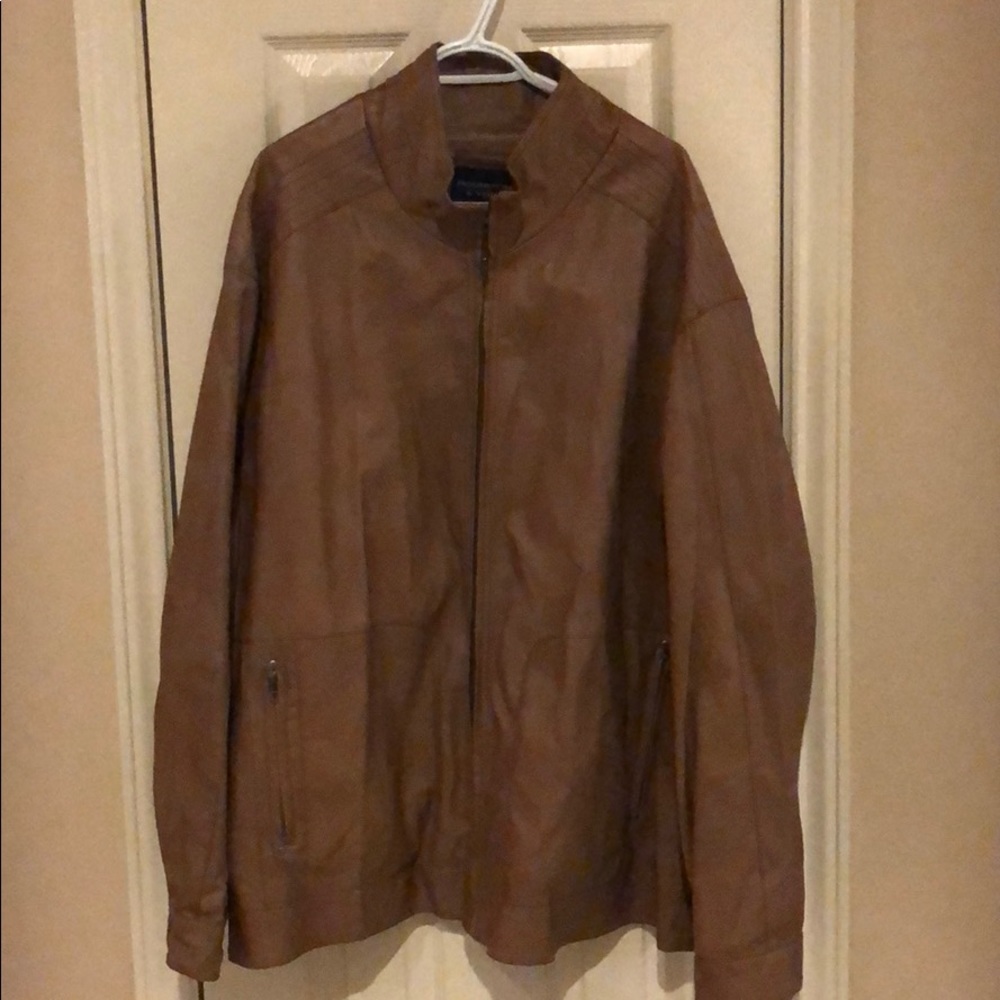 Brown Leather Jacket (Roundtree & Yorke)